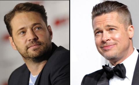 Jason Priestley, Brad Pitt - Los Angeles - 02-03-2014 - Jason Priestley: Brad, ti ricordi quando vivevamo insieme?