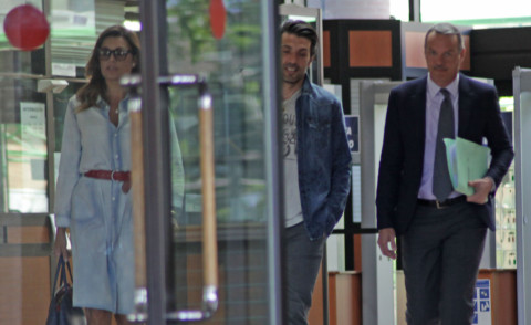 Gianluigi Buffon, Alena Seredova - Torino - 14-05-2014 - Gigi Buffon e Alena Seredova in tribunale per la separazione