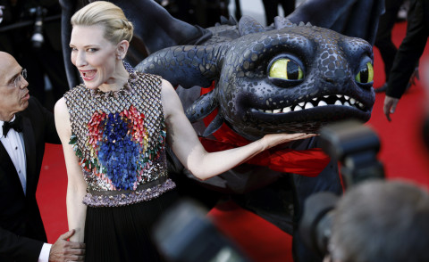 Cate Blanchett - Cannes - 16-05-2014 - Cannes 2014: il red carpet di Dragon Trainer 2