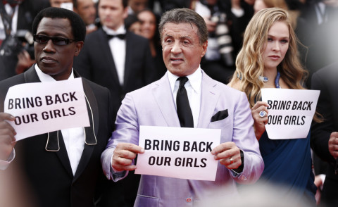 Wesley Snipes, Sylvester Stallone - Cannes - 18-05-2014 - Cannes 2014: gli Expendables salvano le donne rapite in Nigeria