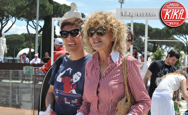 Imma Battaglia, Eva Grimaldi - Roma - 17-05-2014 - Eva Grimaldi e Imma Battaglia, è amore alla luce del sole