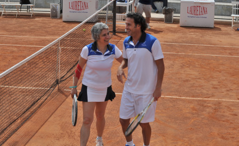 Fabio Galante, Paola Concia - Roma - 17-05-2014 - Tennis & Friends: anche i vip hanno i loro Internazionali BNL!