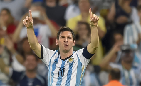 Lionel Messi - Rio de Janeiro - 15-06-2014 - Brasile 2014: l'Argentina batte la Bosnia grazie a Messi 