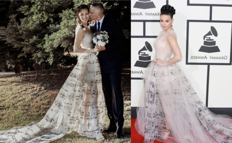 Marica Pellegrinelli, Katy Perry - 23-06-2014 - Marica Pellegrinelli e Katy Perry: chi lo indossa meglio?