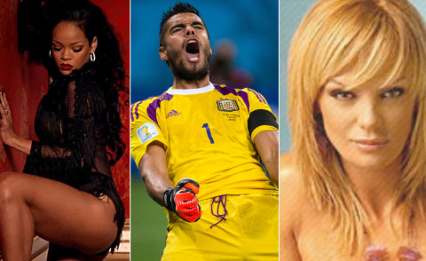 Eliana Guercio, Sergio Romero, Rihanna - Los Angeles - 11-07-2014 - Sergio Romero e Rihanna: ecco la proposta indecente