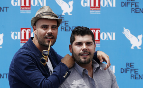 Salvatore Esposito, Marco D'Amore - Giffoni - 19-07-2014 - Ciro e Genny da Gomorra La Serie al Giffoni Film Festival
