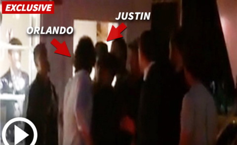 Justin Bieber, Orlando Bloom - 30-07-2014 - Orlando Bloom tenta di aggredire Justin Bieber