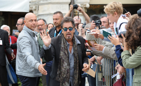 Al Pacino - Venezia - 01-09-2014 - Festival di Venezia: bagno di folla in laguna per Al Pacino 