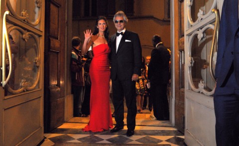 Veronica Berti, Andrea Bocelli - Firenze - 04-09-2014 - Andrea Bocelli porta il mondo dei filantropi in Italia