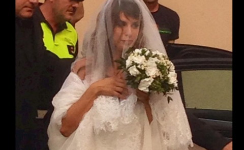 Elisabetta Canalis - Alghero - 14-09-2014 - Elisabetta Canalis: ecco l'abito da sposa