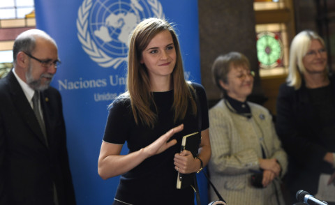 Emma Watson - Montevideo - 17-09-2014 - Emma Watson, attaccata dagli hacker, difende le donne all'Onu