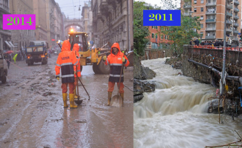 Alluvione Genova 2011-2014 - 10-10-2014 - Alluvione a Genova: cos'è cambiato rispetto a quella del 2011?