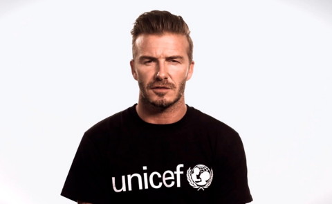 David Beckham - Los Angeles - 18-10-2014 - David Beckham scende in campo contro l'ebola 