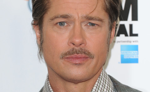 Brad Pitt - Londra - 19-10-2014 - Sean Penn, Brad Pitt & Co.: uomo baffuto sempre piaciuto