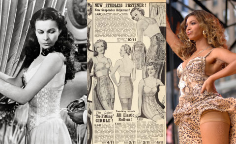 Biancheria contenitiva, Vivien Leigh, Beyonce Knowles - 10-11-2014 - Dalle stecche agli Spanx, 150 anni di lingerie modellante