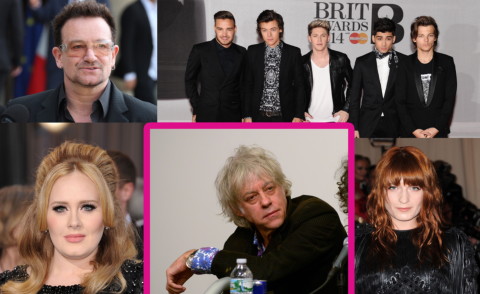 One Direction, Adele, Florence Welch, Bob Geldof, Bono - 11-11-2014 - Band Aid compie 30 anni e ritorna con Adele e One Direction 