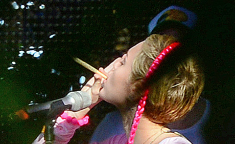Miley Cyrus - Miami - 03-12-2014 - Tutte le star a favore della marijuana