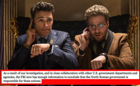 The Interview, Seth Rogen, James Franco - Sonyleaks: l'FBI accusa il governo Nordcoreano