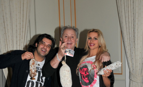 Veronica Graf, Mauro Marin, Lele Mora - Milano - 03-01-2015 - Mauro Marin e Veronica Graf, amore da GF benedetto da Lele Mora