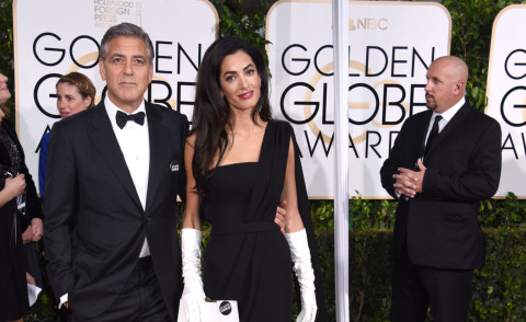 Amal Clooney, George Clooney - Beverly Hills - 12-01-2015 - Golden Globes 2015: a Clooney il premio alla carriera
