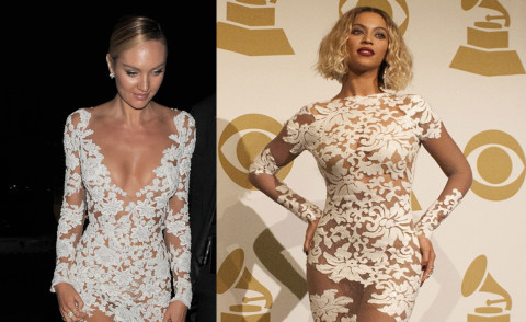Candice Swanepoel, Beyonce Knowles - Londra - 13-01-2015 - Candice Swanepoel e Beyoncé Knowles: chi lo indossa meglio?