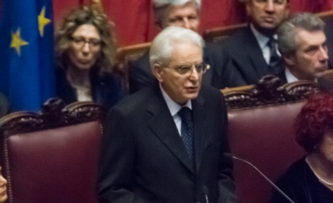 Giuramento Sergio Mattarella, Sergio Mattarella - Roma - 03-02-2015 - Il presidente Mattarella alla Camera: 