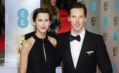 Sophie Hunter, Benedict Cumberbatch - Londra - 08-02-2015 - Fiocco azzurro in casa Cumberbatch-Hunter