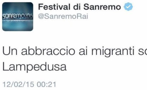 Sanremo 2015: che gaffe di @Sanremo Rai