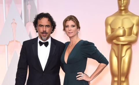 Maria Eladia Hagerman, Alejandro Gonzalez Iñarritu - Hollywood - 22-02-2015 - Oscar 2015: Ad Alejandro Inarritu la migliore regia