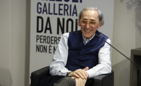 Franco Battiato - Milano - 25-02-2015 - Franco Battiato dice no all'affare Mondadori-Rcs