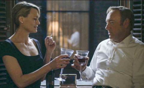 House of cards, Robin Wright, Kevin Spacey - Washington - 06-03-2015 - House of Cards, sospese le riprese della sesta stagione
