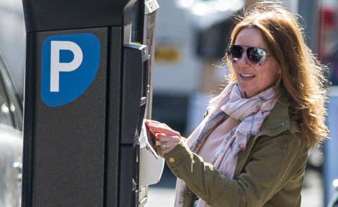 Geri Halliwell - Londra - 07-04-2015 - Star come noi: anche i vip costretti a pagare...il parcheggio