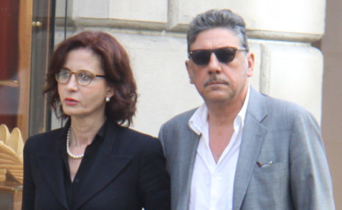 Margaret Mazzantini, Sergio Castellitto - Milano - 30-04-2015 - Sergio Castellitto ha occhi(ali) solo per la sua Margaret