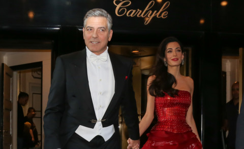 Amal Clooney, George Clooney - New York - 04-05-2015 - Met Gala 2015, il festival delle coppie dello showbiz