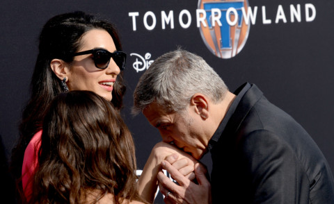 Amal Clooney, Mia Alamuddin, George Clooney - Los Angeles - 09-05-2015 - Clooney papà a 54 anni? Ecco gli altri genitori over 50