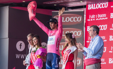 Michael Matthews - Genova - 10-05-2015 - Giro d'Italia, maglia rosa all'australiano Michael Matthews