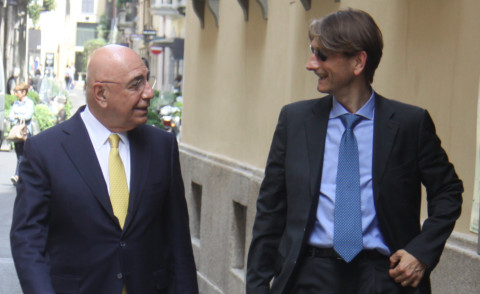 Luca Campedelli, Adriano Galliani - Milano - 12-05-2015 - Galliani si guarda intorno: meeting con Luca Campedelli