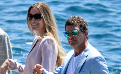 Nicole Kimpel, Antonio Banderas - Cannes - 17-05-2015 - Cannes 2015, Antonio Banderas e Nicole Kimpel sono una cosa sola