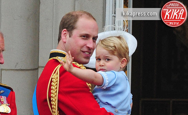 Principe George, Principe William - Londra - 13-06-2015 - Mamma non ti preoccupare, preferisco rimanere con mammo!