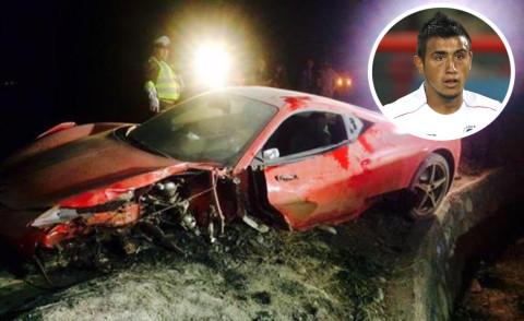 Arturo Vidal - Santiago - 17-06-2015 - Vidal ubriaco al volante, si schianta con la sua Ferrari
