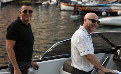Stefano Gabbana, Domenico Dolce - Portofino - 09-07-2015 - Coco Brandolini D'Adda ospite di Dolce e Gabbana a Portofino