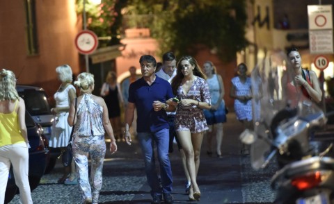 Scarlet Stallone, Sylvester Stallone - Portofino - 15-07-2015 - Sylvester Stallone: a Portofino è un tenero papà