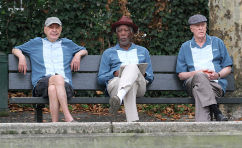 Alan Arkin, Michael Caine, Morgan Freeman - New York - 31-08-2015 - Freeman, Arkin e Caine, andate in pensione!