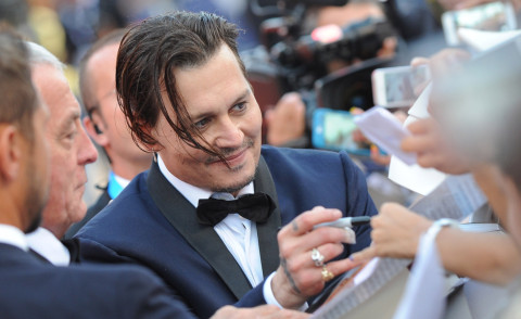 Johnny Depp - Venezia - 04-09-2015 - Venezia 2015: folla in delirio per Johnny Depp