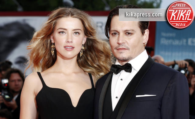 Amber Heard, Johnny Depp - Venezia - 04-09-2015 - Johnny Depp e Amber Heard: caso chiuso