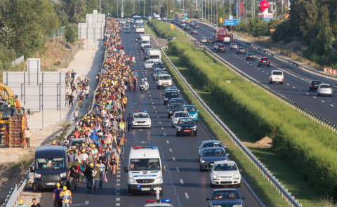 Migranti - Budapest - 03-09-2015 - Il grande esodo verso Austria e Germania