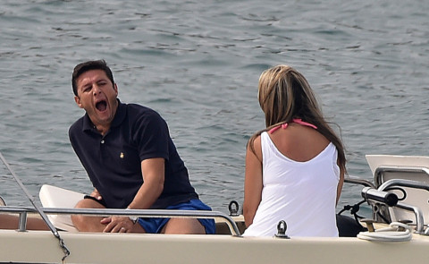 Paula Zanetti, Javier Zanetti - Portofino - 04-09-2015 - Javier Zanetti, che noia stare lontani dal pallone!