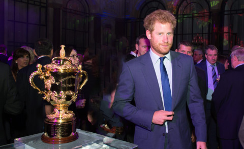 Principe Harry - Londra - 18-09-2015 - Rugby World Cup: il principe Harry al party d'inaugurazione