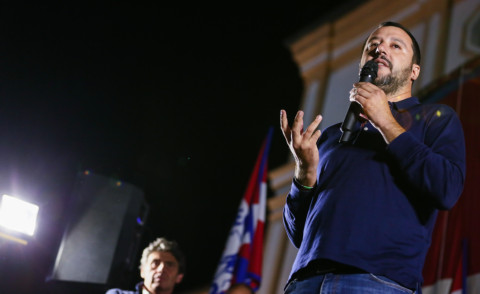 Matteo Salvini - Torino - 20-09-2015 - Salvini a Torino: 