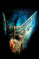 La prua del Titanic come appare nel video di National Geographic - 02-05-2007 - Salpa dalla California in direzione Europa la più grande mostra sul Titanic